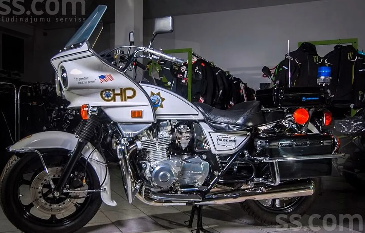 Kawasaki Kz1000 police, 1993. gads