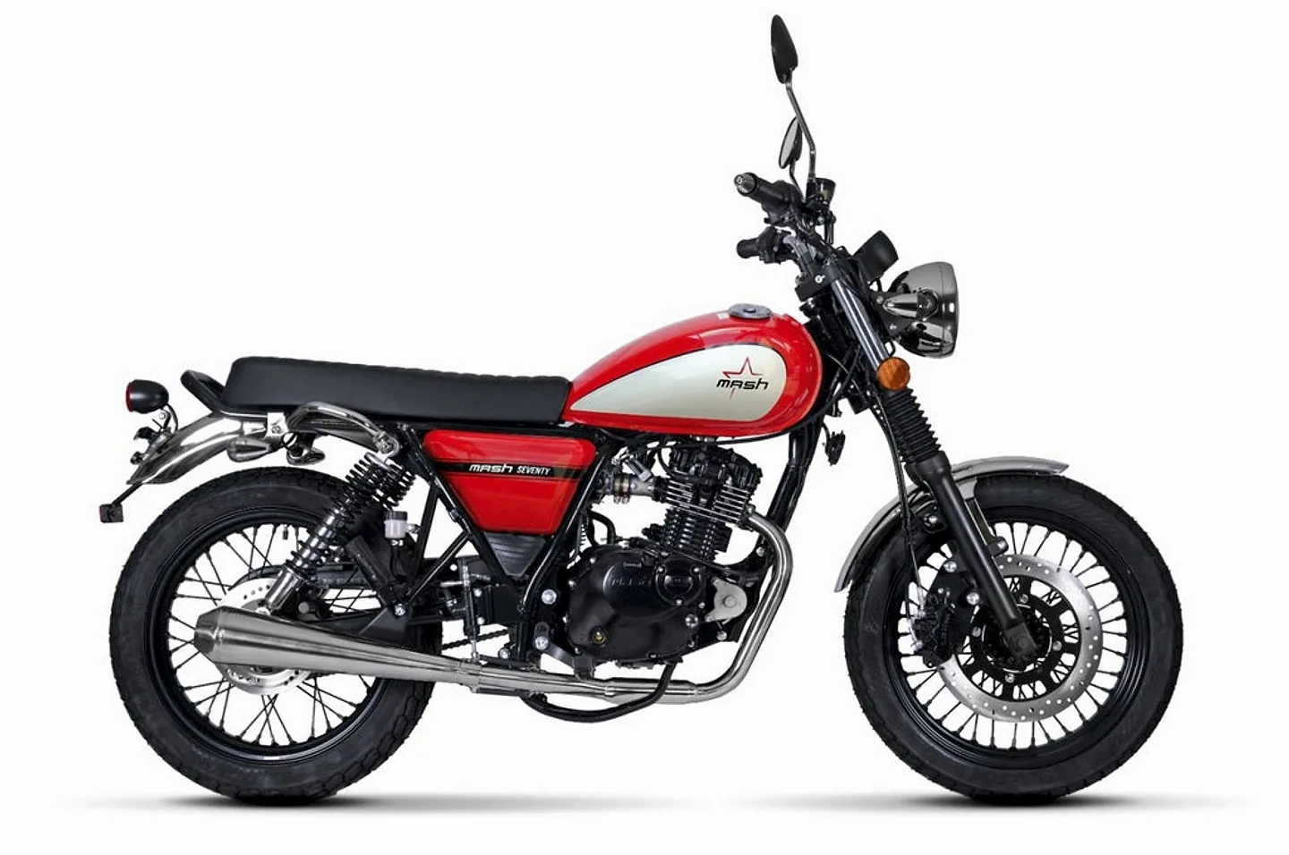 Mash Seventy Pop Red 124cc, 2026. gads