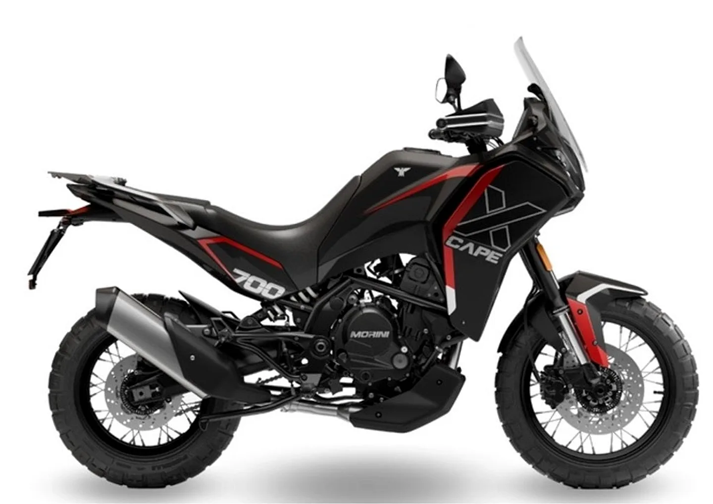 Moto Morini X-Cape 700 Black spoked wheels, 2026. gads