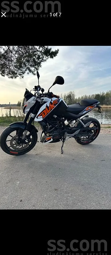 KTM Ktm duke 125, 2015. gads