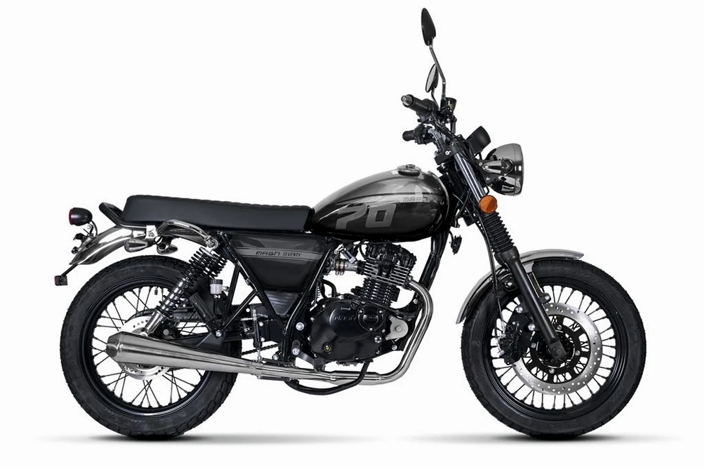 Mash Seventy Black Vinyl 124cc, 2026. gads