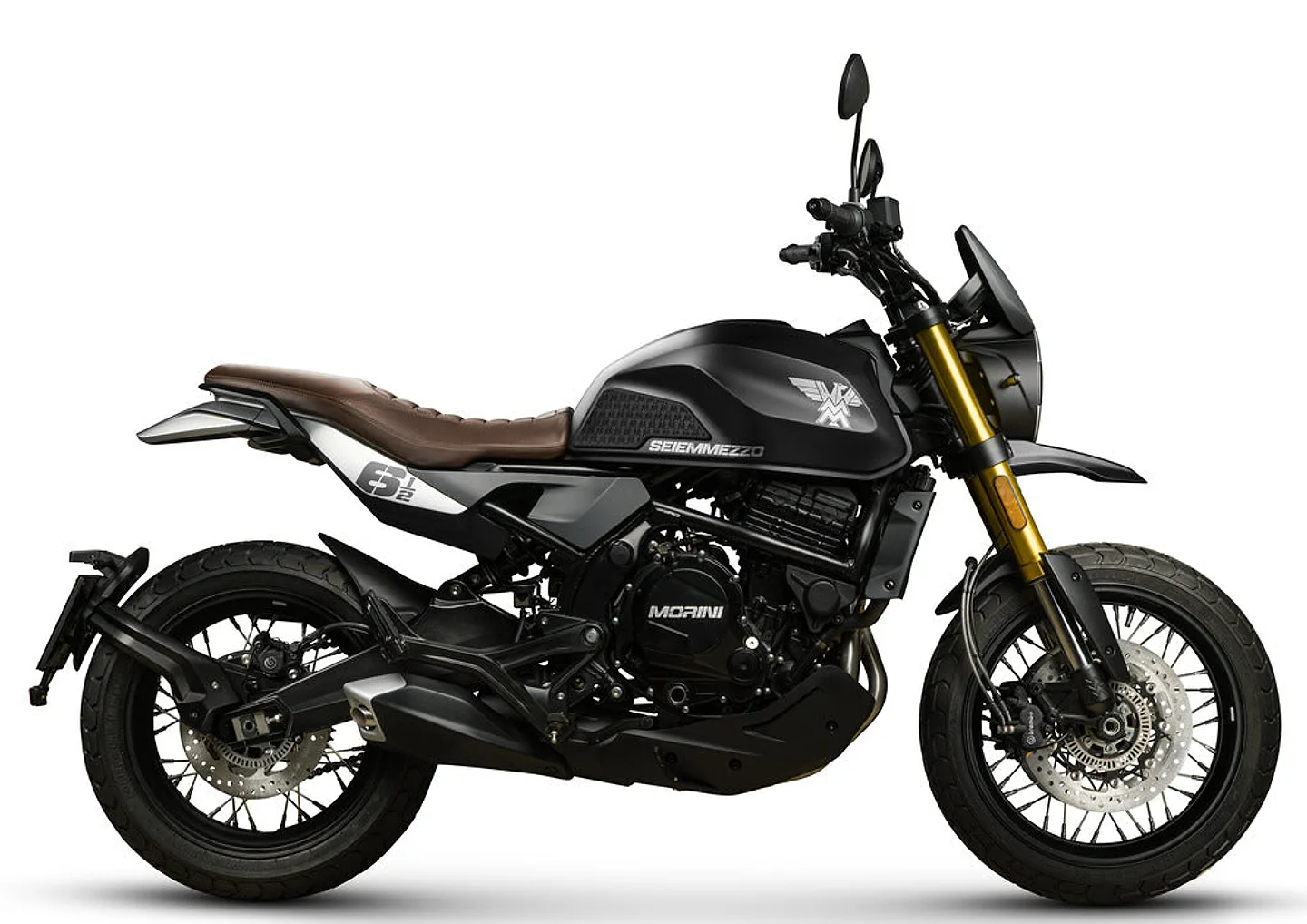 Moto Morini Seiemmezzo SCR 650cc Night Black, 2026. gads
