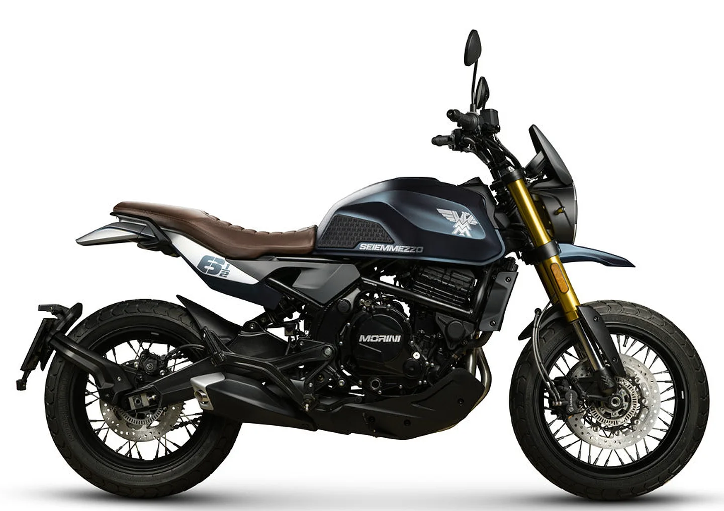 Moto Morini Seiemmezzo SCR 650cc Blue Storm, 2026. gads